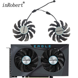 75MM PLD08010S12HH Video Card Fan For Gigabyte RX 6400 6500 EAGLE Graphics Card Cooling Fan