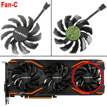 Load image into Gallery viewer, 75mm T128010SU 0.35A Cooler Fan For Gigabyte AORUS GTX 1060 1070 1080 G1 GTX 1070Ti 1080Ti 960 970 980Ti Video Card Cooler Fan