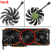 Load image into Gallery viewer, 75mm T128010SU 0.35A Cooler Fan For Gigabyte AORUS GTX 1060 1070 1080 G1 GTX 1070Ti 1080Ti 960 970 980Ti Video Card Cooler Fan