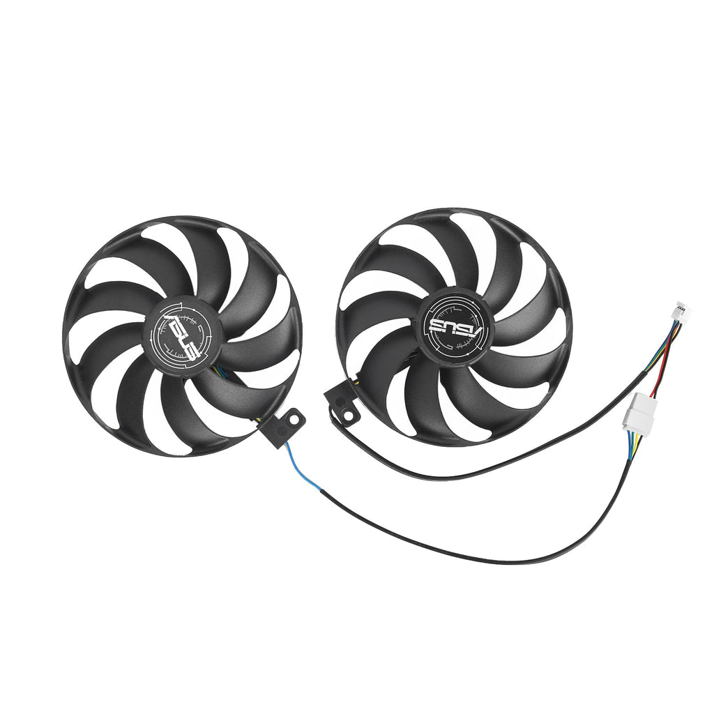RTX2060S RTX2070S RTX2080S Video Card Fan Replacement For ASUS Dual RTX 2060 2070 2080 SUPER EVO GPU Fan with LED Connector