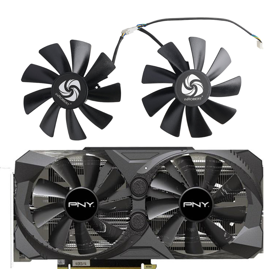 inRobert Graphics Card Fan For Manli RTX 3070, 51RISC RTX 3070, PNY RTX3070 UPRISING Dual Fan