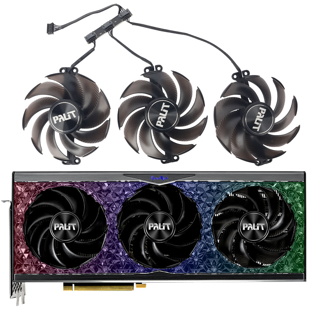 Cooling Fan Replacment For Palit RTX 3080 3090 GameRock Graphics