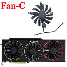 Load image into Gallery viewer, 87MM 95MM CF1015U12D RX6800 Cooler Fan For XFX Speedster QICK MERC 319 AMD Radeon™ RX 6900 6800 XT Ultra Video Card Fan