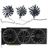 87MM 95MM CF1015U12D RX6800 Cooler Fan For XFX Speedster QICK MERC 319 AMD Radeon™ RX 6900 6800 XT Ultra Video Card Fan
