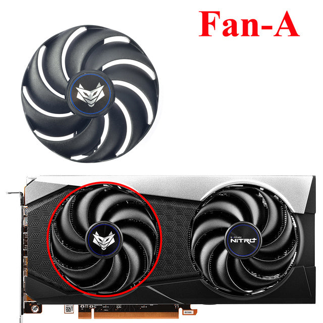 87MM CF9010H12D RX660XT Replacement Graphics Card GPU Fan For