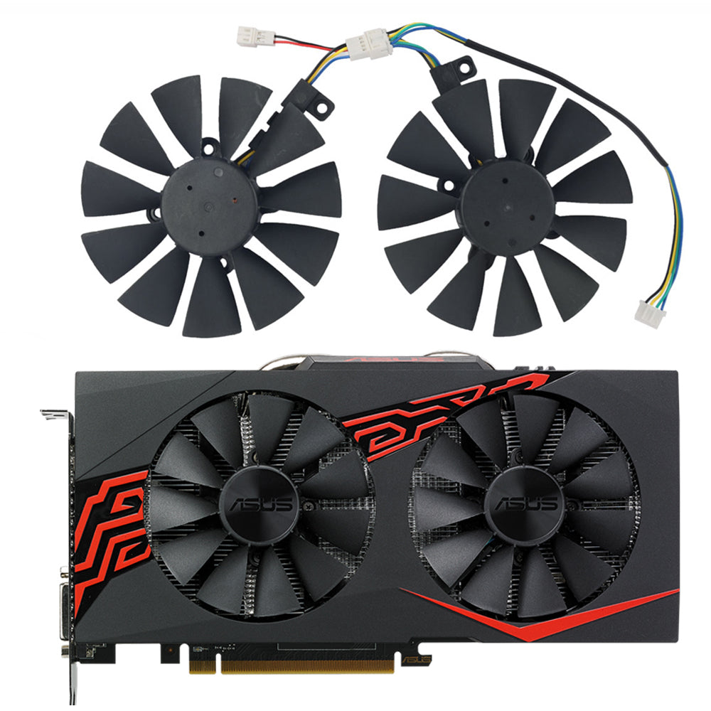 Rx 570 Gpu External Fan Rx 570 Xfx Rx 480 Replacement Fan Asus