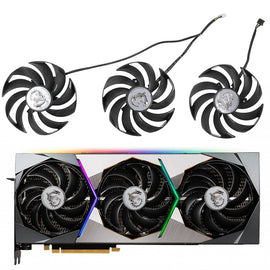 95MM PLD10010S12HH Video Card Fan for MSI GeForce RTX 3070 3080 3090 3080 Ti 3090 Ti 3070 Ti SUPRIM X Graphics Card Cooling Fan