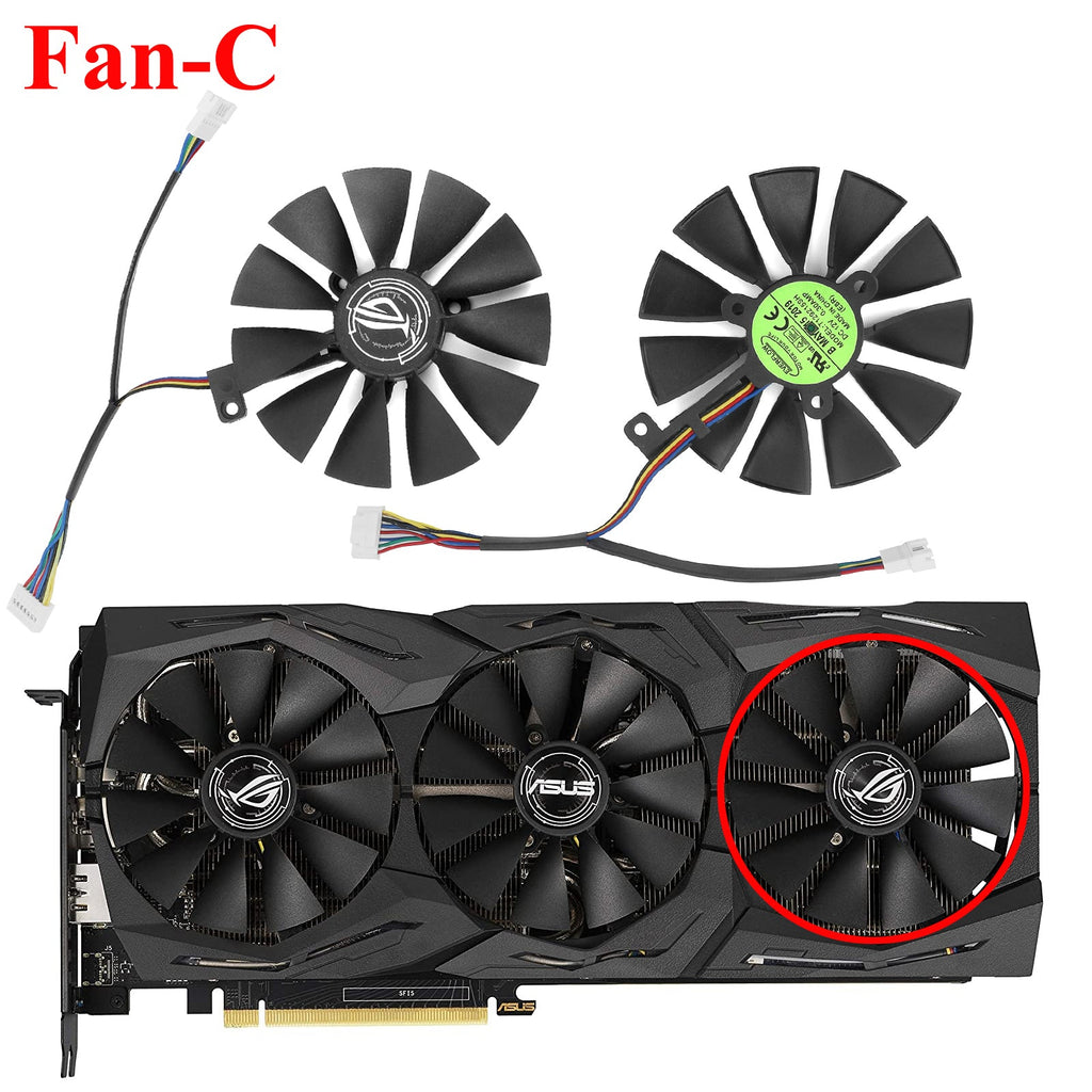 inRobert 87mm T129215SH  for ASUS ROG-STRIX-RTX 2060 2070-O8G-GAMING RTX2060 RTX 2070 Graphics Video Card cooling fan