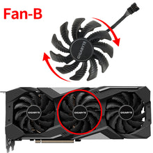 Load image into Gallery viewer, 77mm PLD08010S12HH RTX2060 RTX2070 Graphics Card Fan Replacement For Gigabyte RTX 2060 2070 Gaming GPU