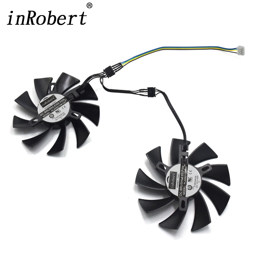 DIY 86MM PLA09215B12H 4Pin Cooler Fan Replace For MSI XFX RX 470 570 GIGABYTE GTX 1060 1050Ti 1070Ti ATi R9 280 380X Video Card