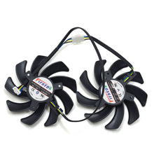 Load image into Gallery viewer, inRobert FD7010H12S 85mm Dual-X Fan for Sapphire HD7950 R9 270X 280X HD7870 HD7950 HD7850 HD6850 PNY NVIDIA GTX 1070 Graphics Card Cooling Fan
