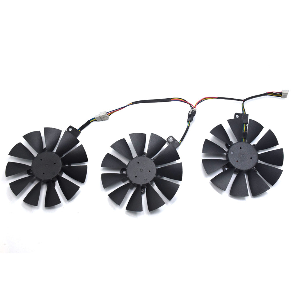 inRobert 87mm T129215SU Graphics Card Cooling Fan for ASUS Strix GTX980Ti/R9390/RX480/RX580 Video Card Cooler
