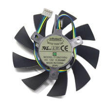 Cargar imagen en el visor de la galería, DIY Two Ball Bearing Video Card Cooling Fan for Zotac GTX 1060 Mini Graphics Card