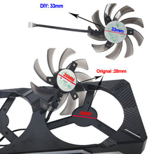 Load image into Gallery viewer, GA91S2U 85mm Cooler Fan Replacement For PALiT PNY GTX 1660 TI Super RTX 2060 2070 RTX2060 Dual Graphics Video Card Cooling