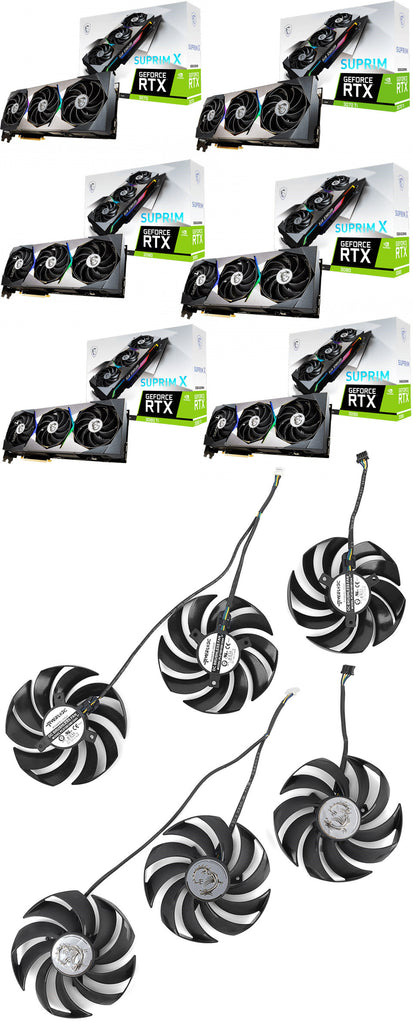 New Original Fan Video Card 95MM PLD10010B12HH For MSI GeForce RTX 3070 3070Ti 3080 3080Ti 3090 SUPRIM X Graphics Video Card