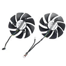 Cargar imagen en el visor de la galería, 87MM PLA09215B12H 12V 0.55A Two Ball Bearing Cooling Fan For Lenovo RTX 3060 Ti 3070 3080 3090 Graphics Card Fan