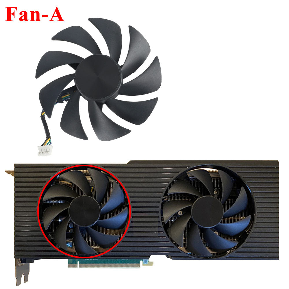 87MM PLA09215B12H Ball Bearing Video Card Fan For Dell RTX3070