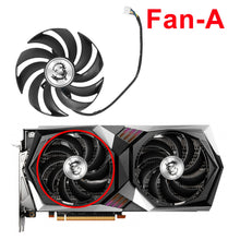 Load image into Gallery viewer, 95mm PLD10010B12HH 12V 0.4A RTX 3060 Ti Gaming Graphics Card Fan Replacement For MSI RX 6600 6700 XT Gaming Video Card