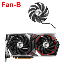Load image into Gallery viewer, 95mm PLD10010B12HH 12V 0.4A RTX 3060 Ti Gaming Graphics Card Fan Replacement For MSI RX 6600 6700 XT Gaming Video Card
