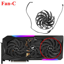 Load image into Gallery viewer, Graphics Card Fan PLD10015B12H DC12V 0.55A 4Pin for Gigabyte AORUS RTX 3080 RTX 3090 XTREME Master