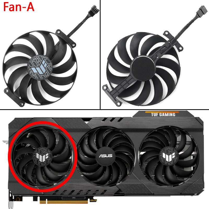 95MM CF1010U12S RX6700 RX6800 RX6900 Cooler Fan Replacement For ASUS TUF Gaming Radeon RX 6700 6800 6900 XT OC Edition Graphics Video Card Fans