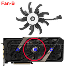 Load image into Gallery viewer, 95MM PLD10015B12H Cooling Fan Replacment For Gigabyte AORUS GeForce RTX 2060 2070 2080 Ti SUPER 8G Graphics Card