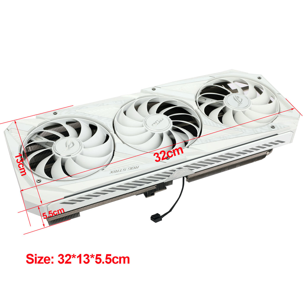 CF1010U12S Graphics Card Cooling Heat Sink For ASUS ROG STRIX RTX 3070 3080 3090 WHITE
