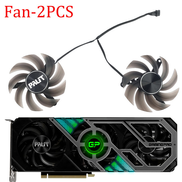 For Palit GeForce RTX 3070 3080 3060Ti 3070Ti 3080Ti Video Card Fan 82MM TH8015S2H-PC001 Graphics Card Replacement Cooling Fan