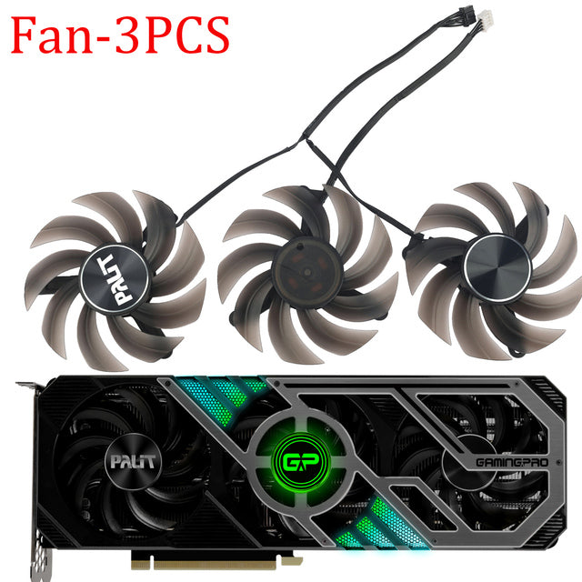 For Palit GeForce RTX 3070 3080 3060Ti 3070Ti 3080Ti Video Card Fan 82MM TH8015S2H-PC001 Graphics Card Replacement Cooling Fan