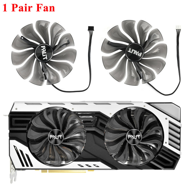 For Palit RTX 2060 2070 2080 SUPER Fan Video Card 95mm FD10015H12S GAA8S2U 4Pin RTX2080 SUPER JetStream Cooling Graphics Fan Fan AB