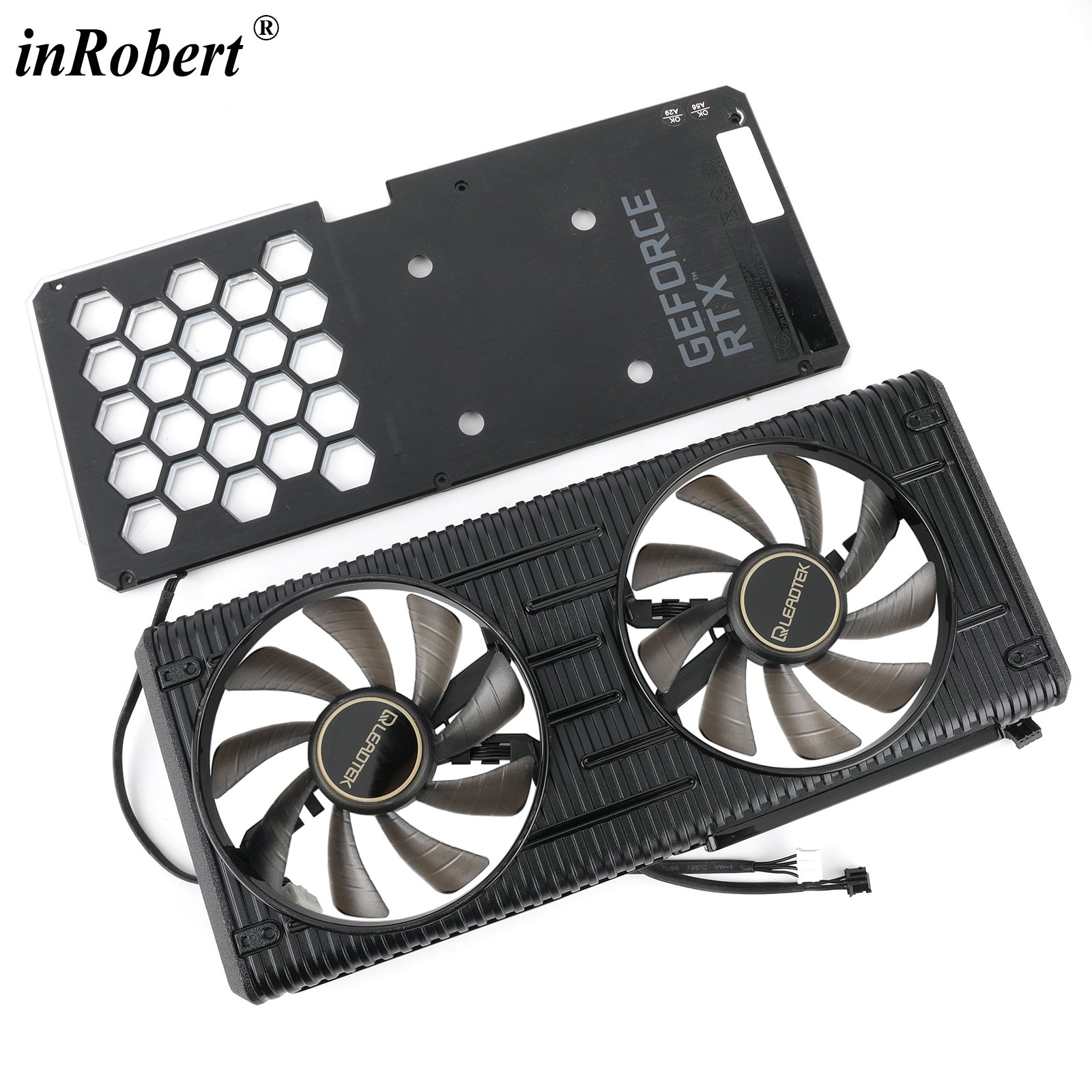 Brand New FD9015U12S 12V 0.55A RTX3060 Ti Fan with Frame Back Plate For Leadtek Palit RTX 3060 Ti Dual Graphics Card Cooler