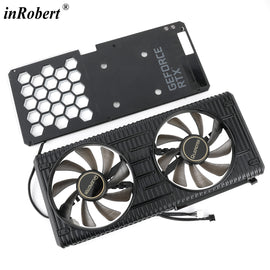 Brand New FD9015U12S 12V 0.55A RTX3060 Ti Fan with Frame Back Plate For Leadtek Palit RTX 3060 Ti Dual Graphics Card Cooler