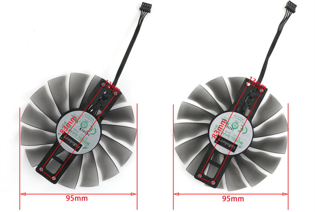 95mm GAA8S2U GTX 1070 Cooler Fan For EMTek Palit GTX1070 GameRock Premium Edition Graphics Card GPU cooling Fan