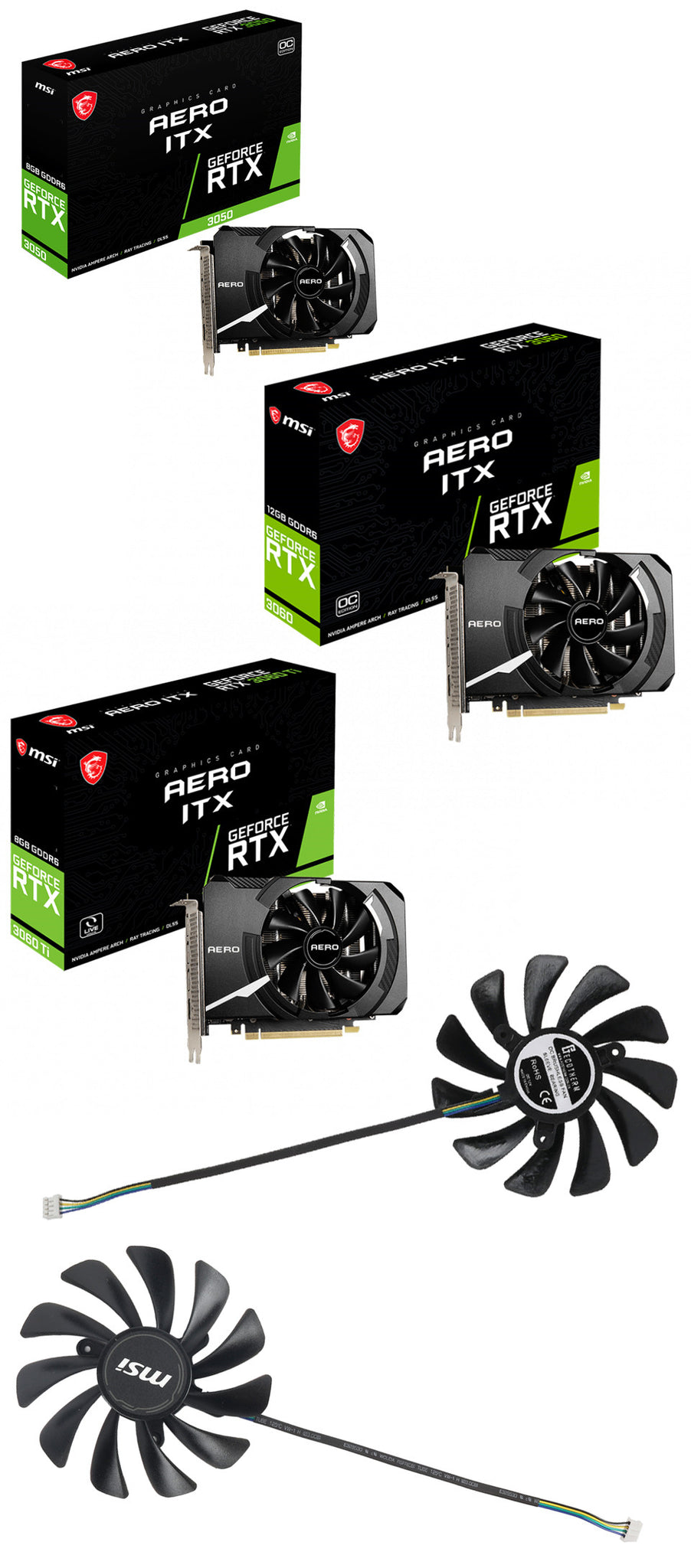 New 95MM XY-D10015SH Cooler Fan Replacement For MSI GeForce RTX