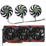 NEW 3PCS 87MM T129215SU For ASUS RTX2070 ROG STRIX-GeForce RTX 2060 Super 2080 Ti or RX 5600 XT RX 5700XT Fans 7PIN RTX2060 GPU