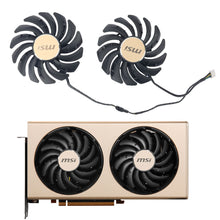 Load image into Gallery viewer, Original Video Card Fan 87MM PLD09210S12HH RX5700 RX5700XT For MSI Radeon RX 5700 XT EVOKE OC Graphics Card Cooling Fan