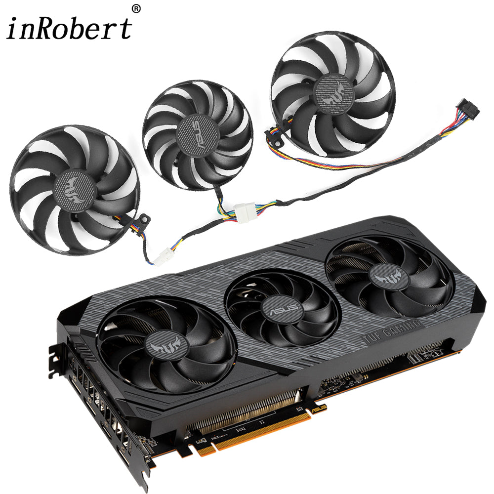 New RX5600XT RX5700XT Cooler Fan Replacement For ASUS Radeon RX 5600 5700 XT Graphics Video Card Cooling T129215BU