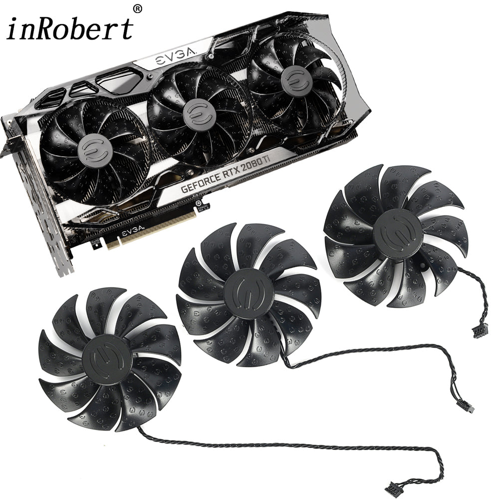 87mm PLD09220S12H Cooler Fan Replacement For EVGA RTX 2080 Ti FTW3