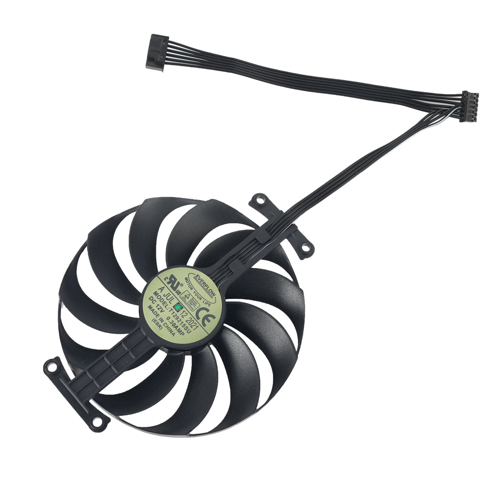 95mm T129215SU CF1010U12S 7Pin RTX3070 RTX3060Ti Cooler Fan Cooler For ASUS RTX 3070 3060 Ti DUAL OC Cooling Graphics Fan