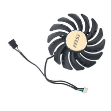Load image into Gallery viewer, Original Video Card Fan 87MM PLD09210S12HH RX5700 RX5700XT For MSI Radeon RX 5700 XT EVOKE OC Graphics Card Cooling Fan