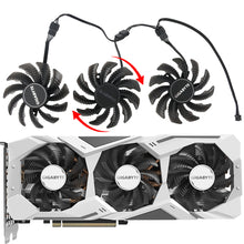 Load image into Gallery viewer, 78MM PLD08010S12HH GTX 1660 1660Ti Cooler Fan Replacement For Gigabyte GeForce GTX 1660Ti 1660 SUPER GAMING Graphics Card Fan