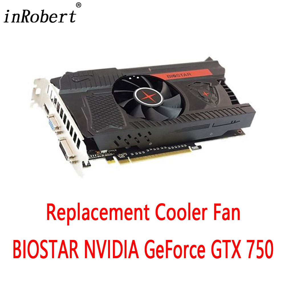 New 75MM 2Pin ND-8015M12B Cooler Fan Replacement For BIOSTAR NVIDIA GeForce GTX 750 Ti GPU 2GB GDDR5 Graphics Video Card Fans