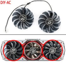Load image into Gallery viewer, New 75MM Cooler Fan Replacement For Colorful iGame GeForce GTX 1660 Ti 1660Ti Advanced OC 6G-V Graphics Video Card PVA080E12R