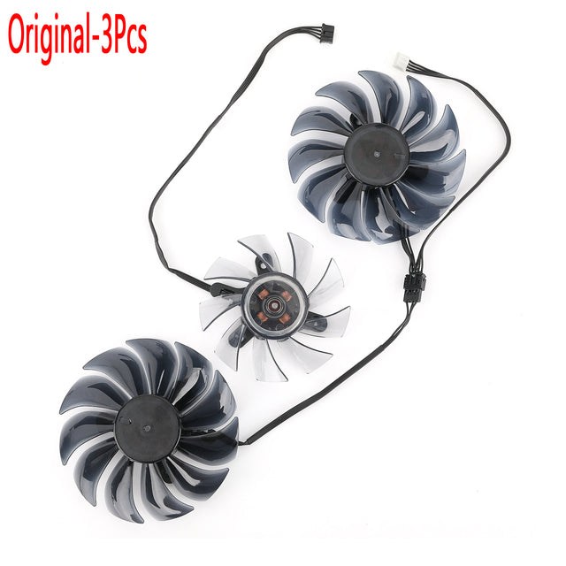 New 75MM Cooler Fan Replacement For Colorful iGame GeForce GTX 1660 Ti 1660Ti Advanced OC 6G-V Graphics Video Card PVA080E12R