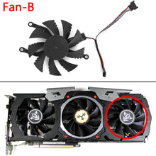 Load image into Gallery viewer, New 75MM GPU Cooler Fan Replacement For Colorful iGame GTX 1070 1080 X-TOP-8G Graphics Video Cards Cooling Fans