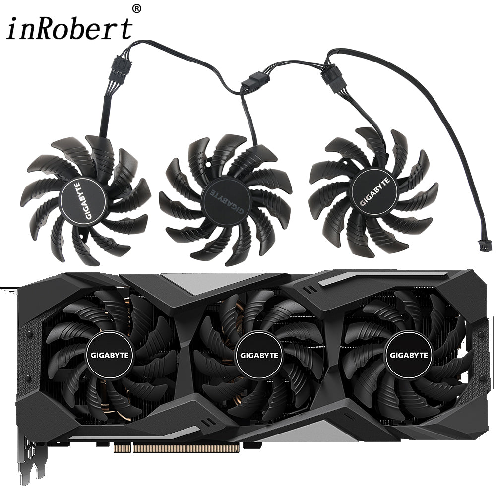 78MM Cooler Fan Replacement For Gigabyte Radeon RX 5500 5600 5700 XT Graphics Video Card Cooling T128010SU PLD08010S12HH