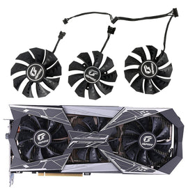New 85MM Cooler Fan Replacement For COLORFUL iGame GeForce RTX 2060 2070 2080 SUPER 2080Ti  Vulcan OC-V Graphics Video Card Fans