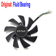 Cargar imagen en el visor de la galería, New 85MM T129215SH Cooling Fan Replacement For ZOTAC GeForce GTX1060 GTX 1060 MINI ZT-P10600A-10L GTX 960 Graphics Card Cooler