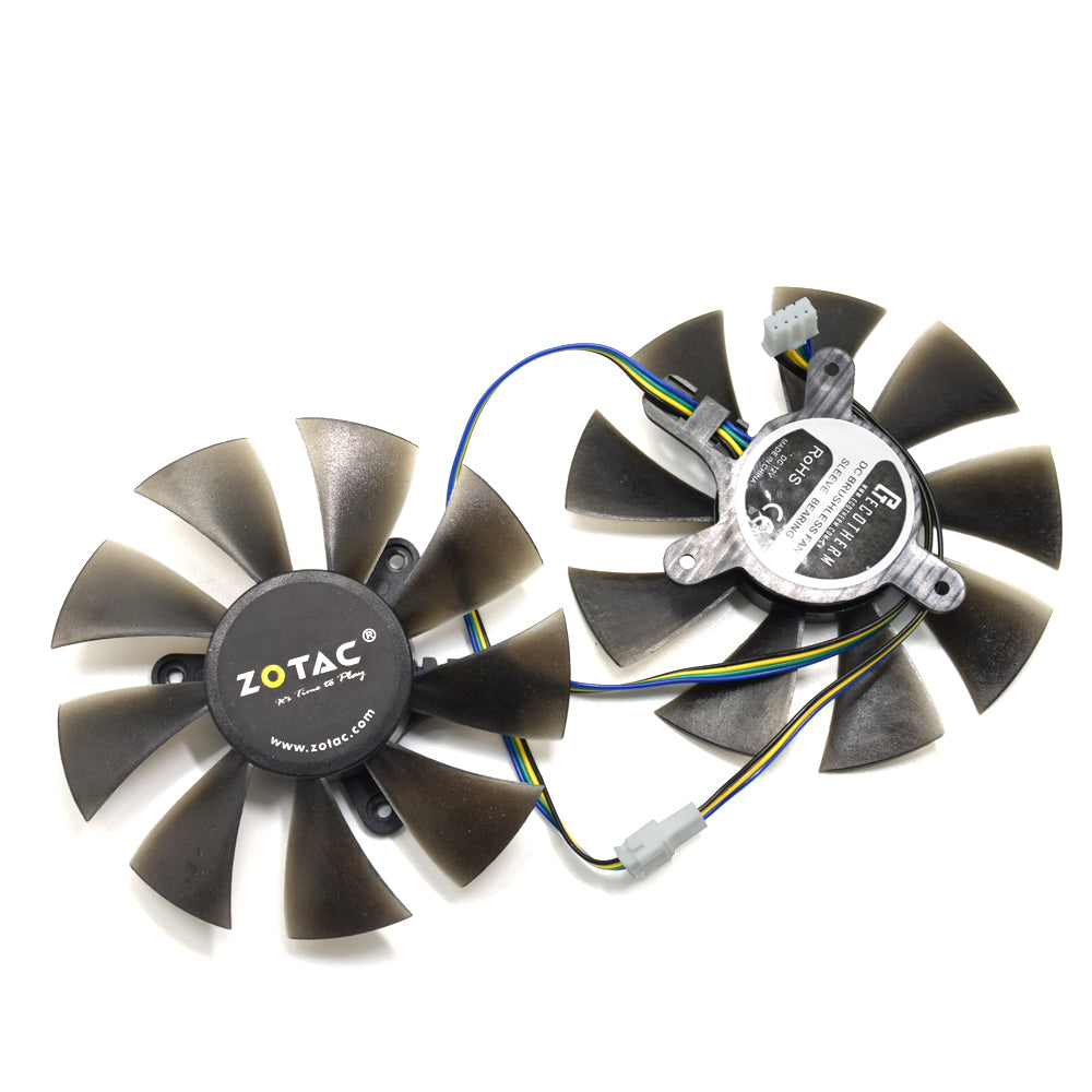 New 85mm 4Pin Cooler Fan Replace For ZOTAC GTX1060 6GB GTX 1070 Mini GTX 1060 Graphics Card Cooling Fan GFY09010E12SPA GA91S2H