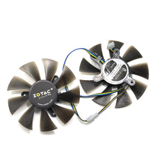 Load image into Gallery viewer, New 85mm 4Pin Cooler Fan Replace For ZOTAC GTX1060 6GB GTX 1070 Mini GTX 1060 Graphics Card Cooling Fan GFY09010E12SPA GA91S2H